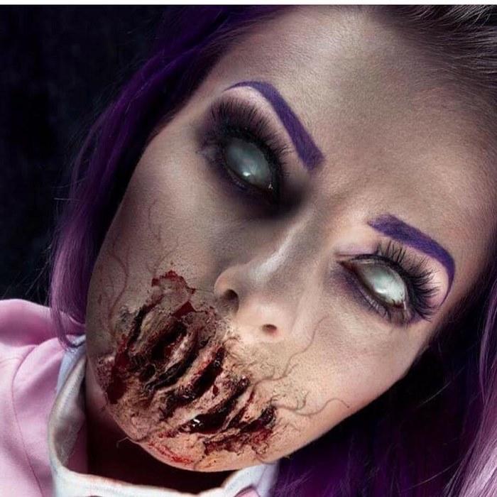 Illustration de l'article : 40 of the most terrifying make-up looks for Halloween! Which ones are the scariest?