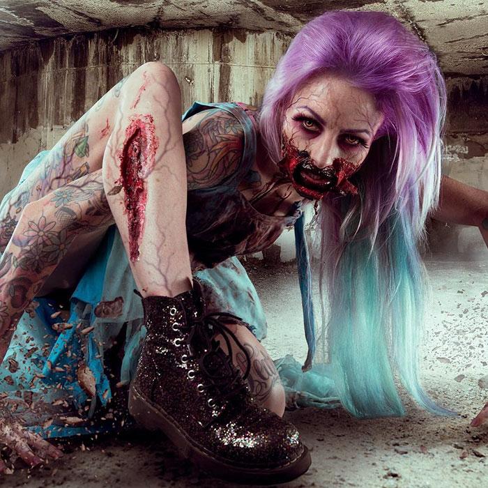 Illustration de l'article : 40 of the most terrifying make-up looks for Halloween! Which ones are the scariest?