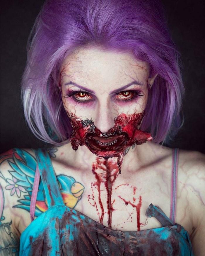 Illustration de l'article : 40 of the most terrifying make-up looks for Halloween! Which ones are the scariest?