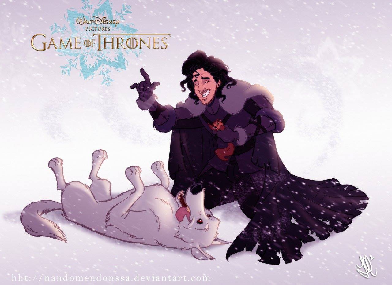 Illustration de l'article : What if Game of Thrones was created by Disney?