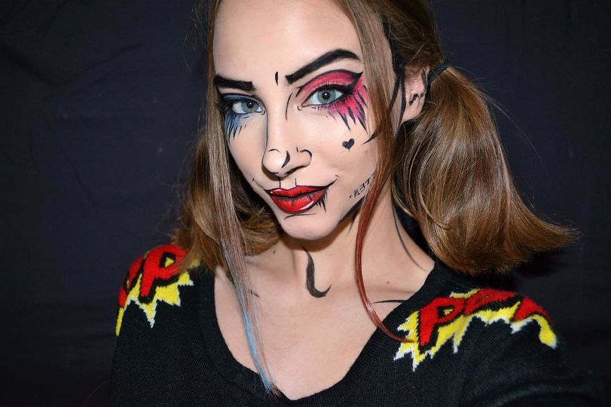 Illustration de l'article : This 15-year-old girl creates amazing makeup