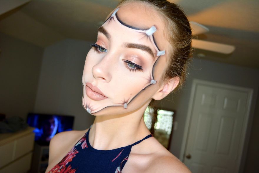 Illustration de l'article : This 15-year-old girl creates amazing makeup