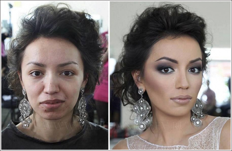 Illustration de l'article : With and without! It's crazy what makeup can do... 18 photos that prove it again!