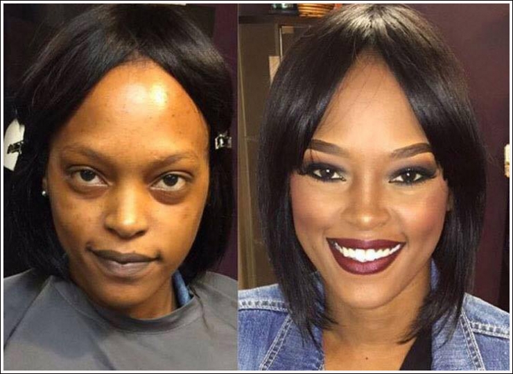 Illustration de l'article : With and without! It's crazy what makeup can do... 18 photos that prove it again!