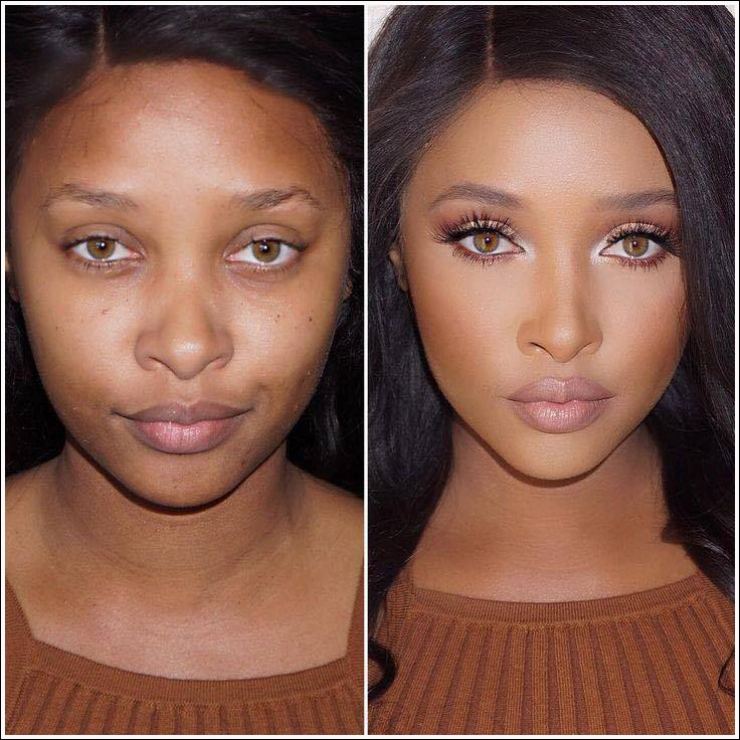 Illustration de l'article : With and without! It's crazy what makeup can do... 18 photos that prove it again!
