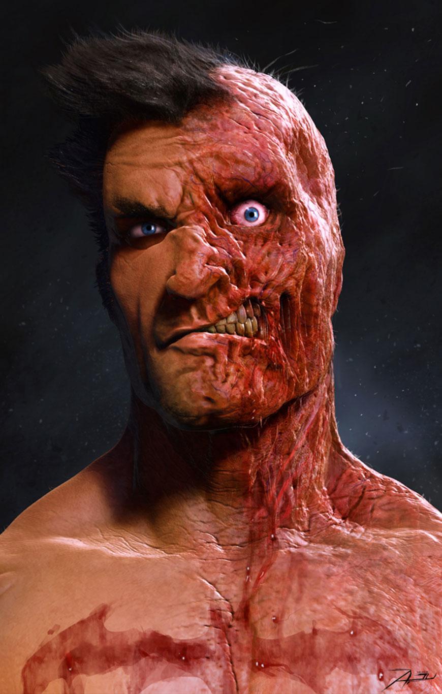 Illustration de l'article :  13 completely realistic illustrations of Marvel and DC Comics heroes
