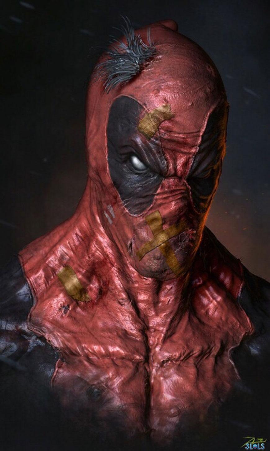 Illustration de l'article :  13 completely realistic illustrations of Marvel and DC Comics heroes