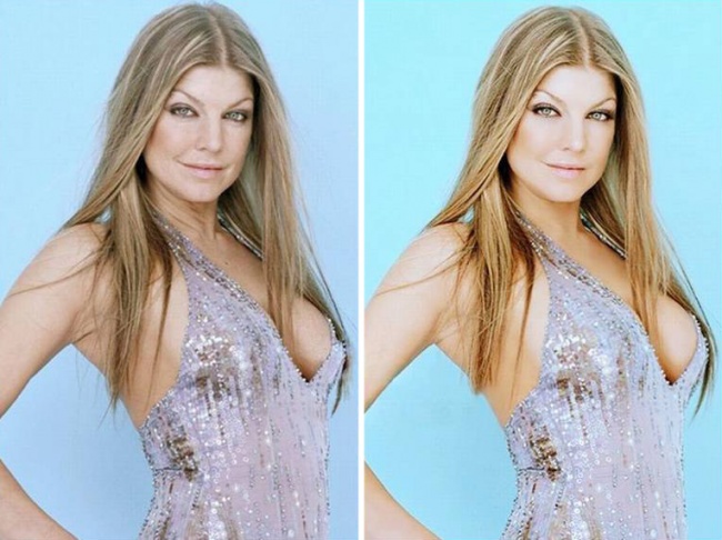 Illustration de l'article : 13 photos of stars before and after Photoshop