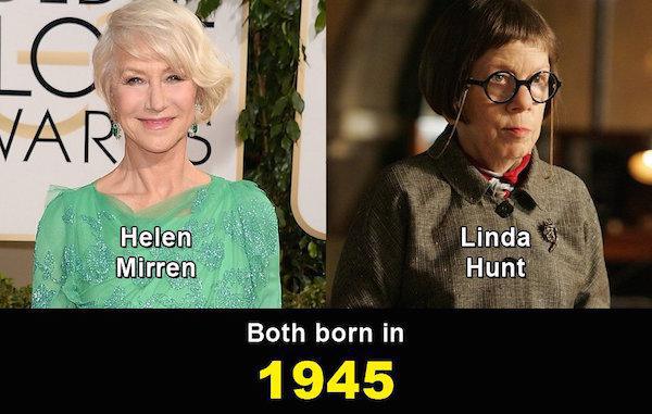 Illustration de l'article : Top 22 celebrities who are the same age despite their appearance!