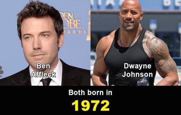 Illustration de l'article : Top 22 celebrities who are the same age despite their appearance!