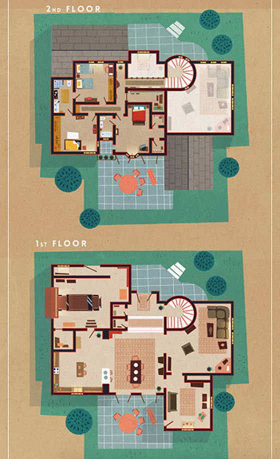 Illustration de l'article : 10 very realistic sketches of the apartments you’ve seen on TV shows!