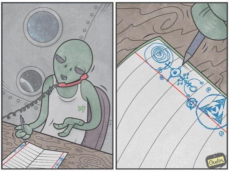 Illustration de l'article : 28 of our society&rsquo;s vices illustrated by Anton Gundim! Which ones are the most realistic?