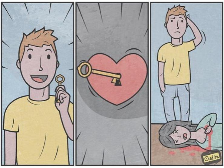 Illustration de l'article : 28 of our society&rsquo;s vices illustrated by Anton Gundim! Which ones are the most realistic?