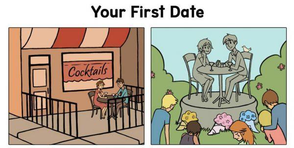 Illustration de l'article : 7 illustrations of how things change after a breakup!