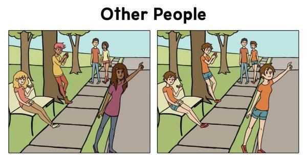 Illustration de l'article : 7 illustrations of how things change after a breakup!