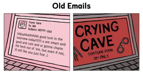 Illustration de l'article : 7 illustrations of how things change after a breakup!