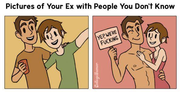 Illustration de l'article : 7 illustrations of how things change after a breakup!