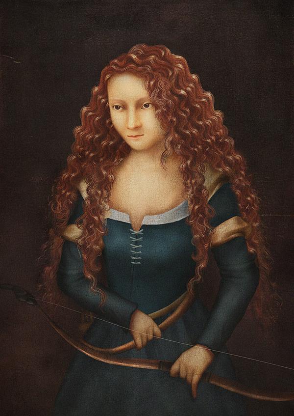 Illustration de l'article : 10 Disney princesses imagined in the 15th century!