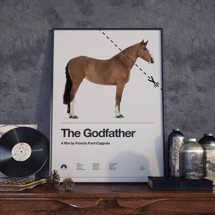 Illustration de l'article : A list of 20 famous movie posters done in minimalist style! Which ones are the best?