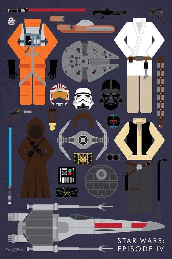 Illustration de l'article : 10 minimalist posters that perfectly adapt the greatest successes in film!