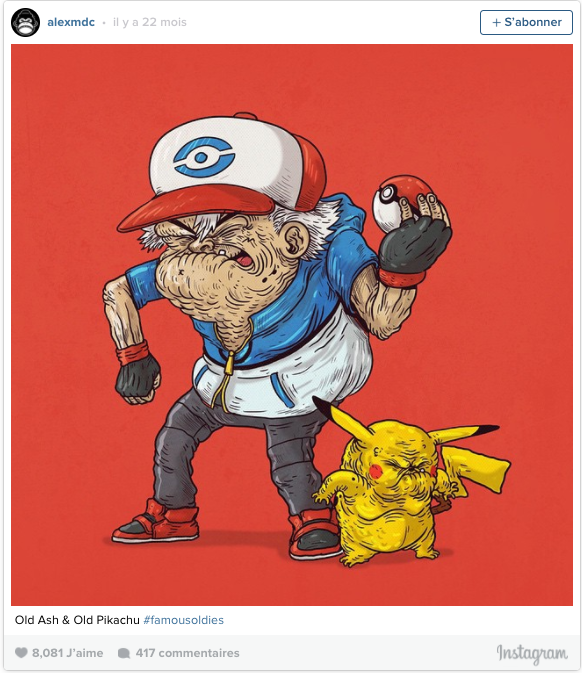 Illustration de l'article : What would our superheroes look like if they were a little older?