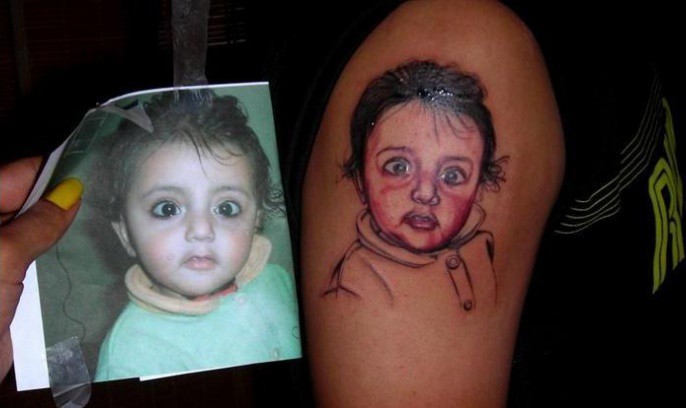Illustration de l'article : Top 37 portrait tattoos that were total fails