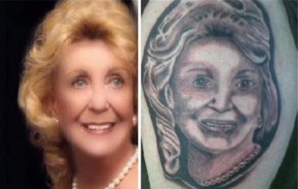 Illustration de l'article : Top 37 portrait tattoos that were total fails