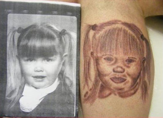 Illustration de l'article : Top 37 portrait tattoos that were total fails