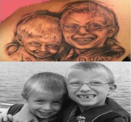 Illustration de l'article : Top 37 portrait tattoos that were total fails
