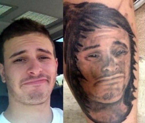 Illustration de l'article : Top 37 portrait tattoos that were total fails