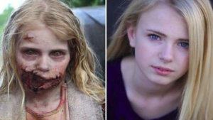 Illustration : "12 zombies before and after their makeup for The Walking Dead"