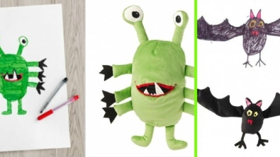 Illustration : When IKEA transforms childrenâ€™s drawings into soft toys for a good cause... A genius idea!