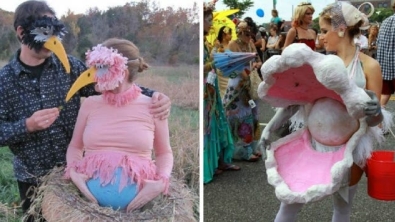 Illustration : Halloween: 11 pregnant women who played along and had good reason to do it