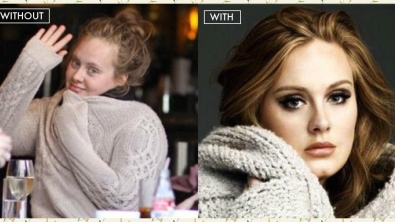 Illustration : These 20 photos of celebrities with and without makeup prove that they are like you and me...