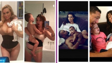 Illustration : Mom on Instagram vs. Mom in real life: She parodies deceivingly perfect celebrity photos with infectious humor!