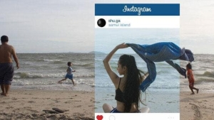 Illustration : "14 photos that reveal the whole truth behind Instagram pictures!"