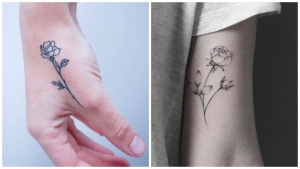 Illustration : "14 beautiful rose tattoos that are easy to create"