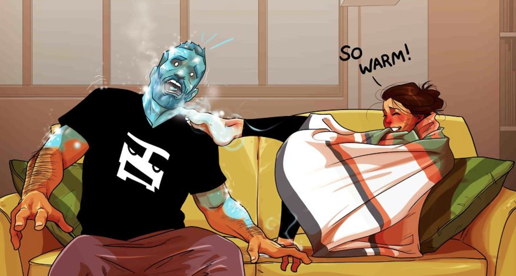 wife in a hilarious comic strip