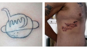 Illustration : "15 people with the worst tattoos in the history of ink"