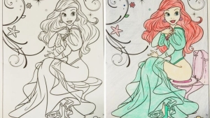 Illustration : "30 kids' coloring books hijacked by adults with hilarious results"
