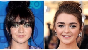 Illustration : "15 celebrities who look completely different with and without bangs "