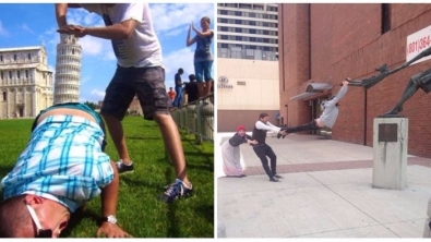 Illustration : "18 ways to have lots of fun with serious statues (and a building!)"