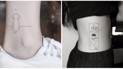 Illustration : "30 awesomely beautiful and feminine minimalist tattoos"