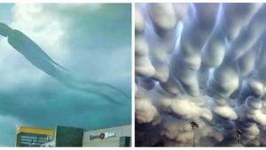 Illustration : "15 awesome and incredibly rare natural phenomena that have been caught on camera"