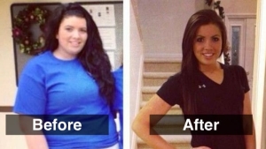 Illustration : "16 inspirational people who showed tremendous willpower to lose weight"