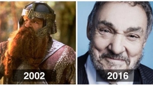 Illustration : "16 Lord of the Rings actors 16 years after the first movie was released"