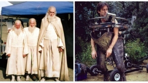 Illustration : "40 fascinating behind-the-scenes photos of famous movie stars and film crews"