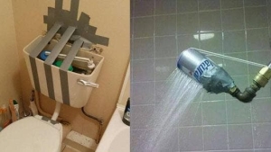 Illustration : "18 DIY cheapskates who regretted not calling in a professional"