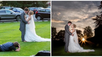 Illustration : "20 photos that show how hard it is to be a wedding photographer"