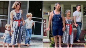 Illustration : "20 then-and-now photos that bring back memories of the good ol’ days"